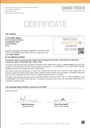 2020 Renewal of Oeko-Tex® certificate SHAO 095780